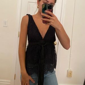Free People Chante Lace tank top Sold out online!